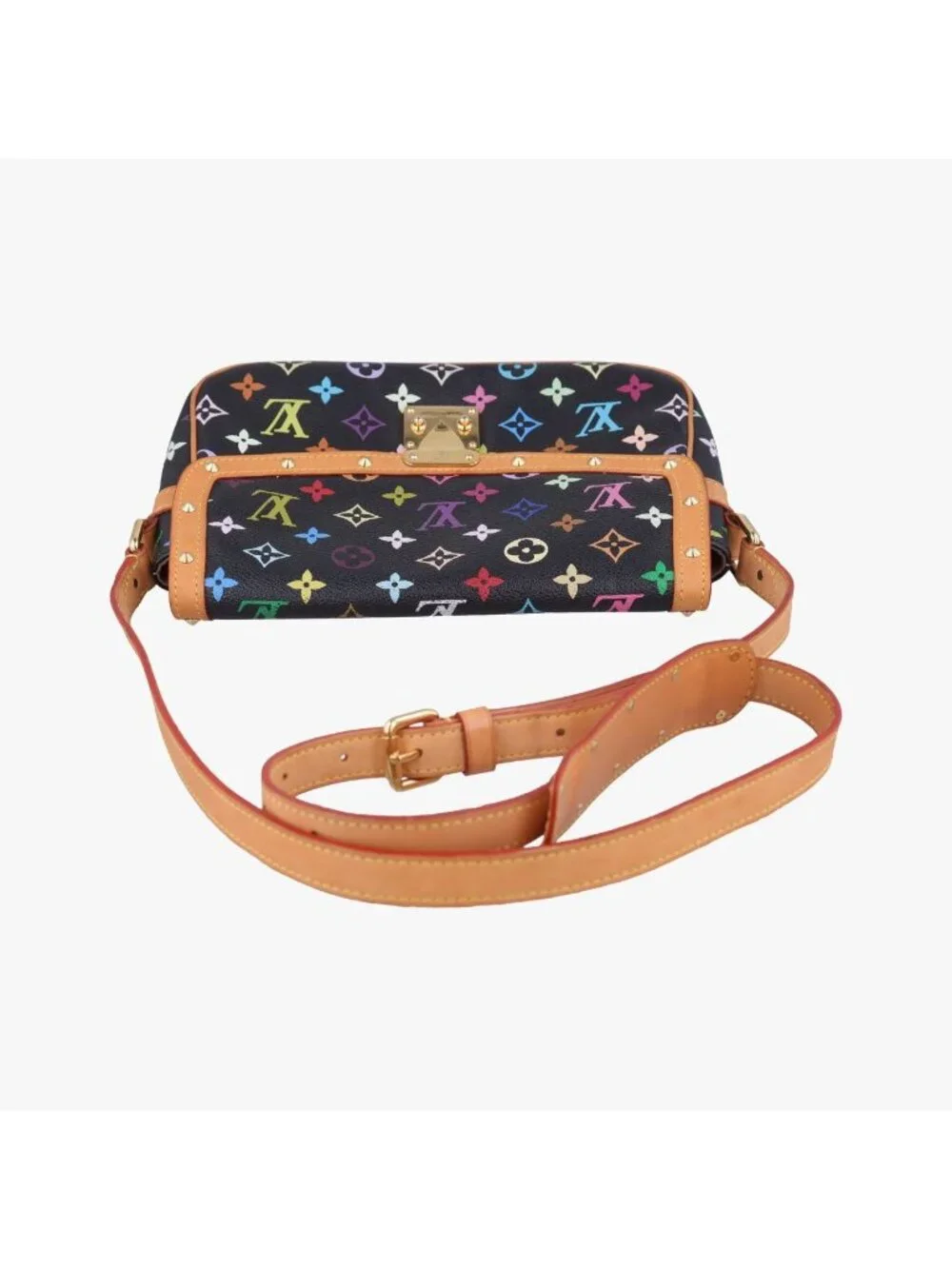 Louis Vuitton Sologne Noir Monogram Multicolor Shoulder